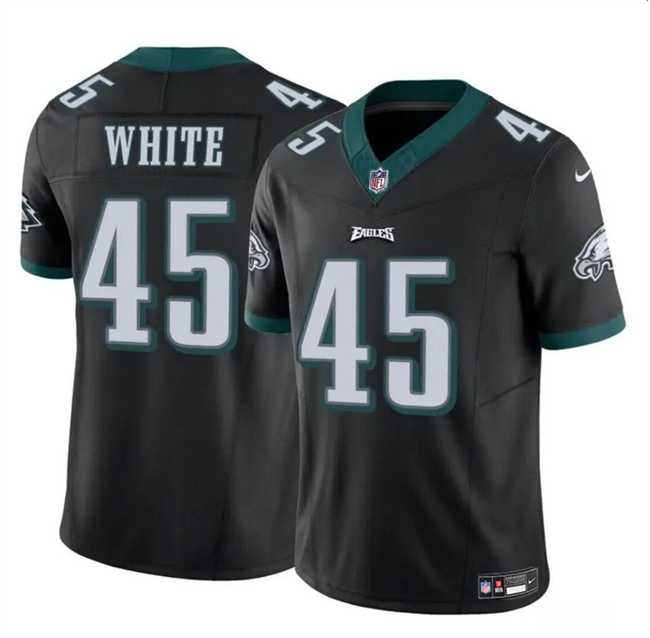 Men & Women & Youth Philadelphia Eagles #45 Devin White Black 2023 F.U.S.E Vapor Untouchable Limited Stitched Jersey->philadelphia eagles->NFL Jersey